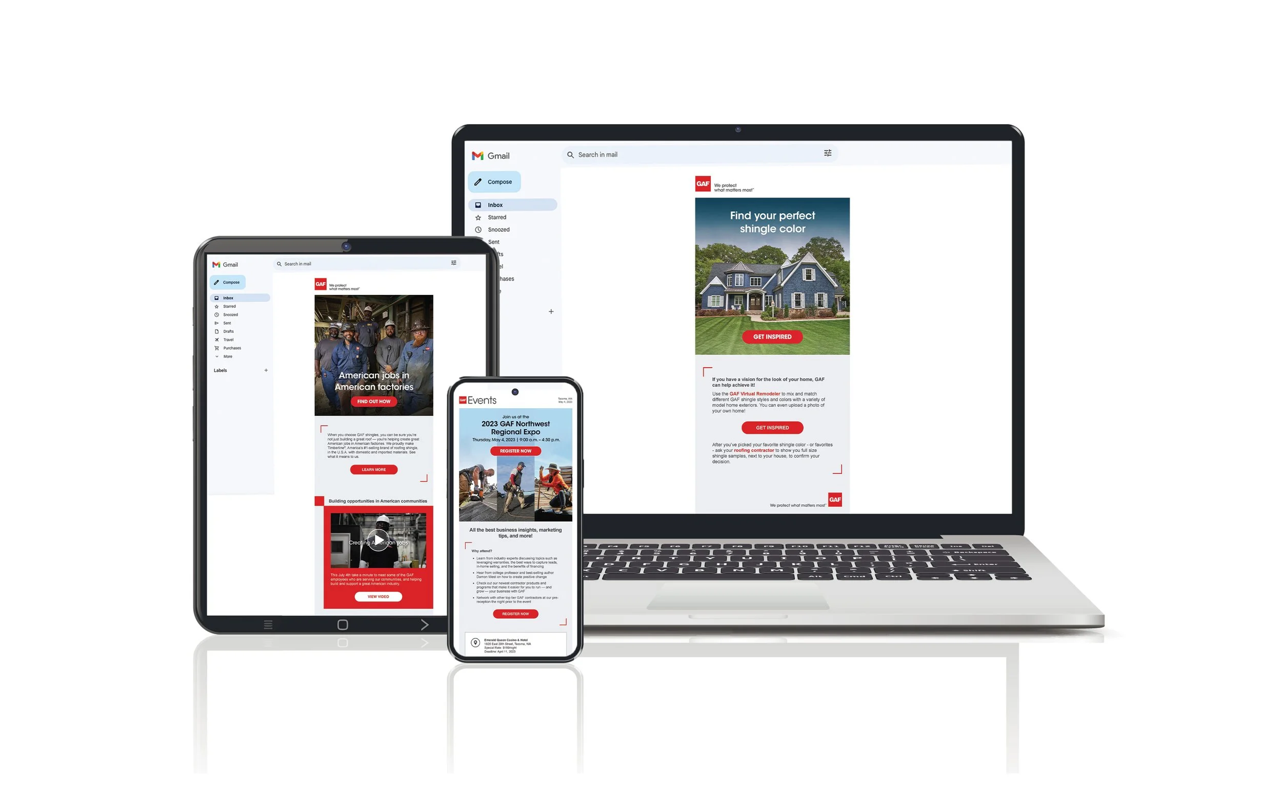 GAF Email Templates project cover